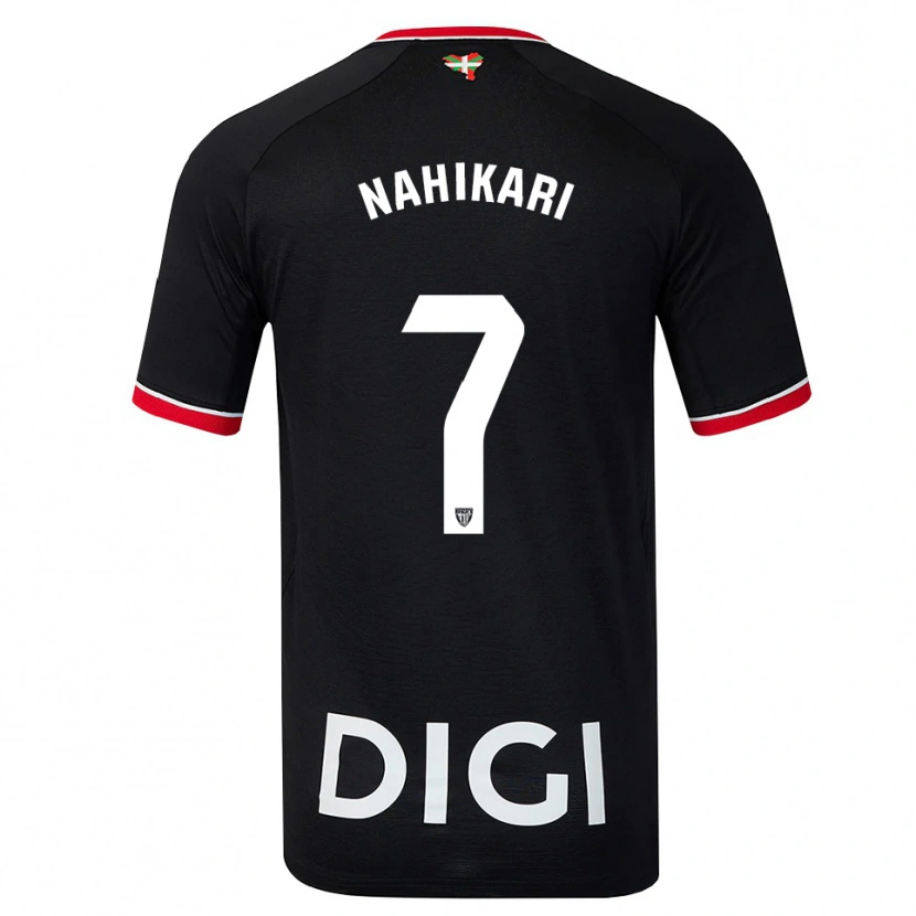 Danxen Damen Nahikari Garcia Perez #7 Schwarz Weiß Rot Auswärtstrikot Trikot 2026/27 T-Shirt Schweiz