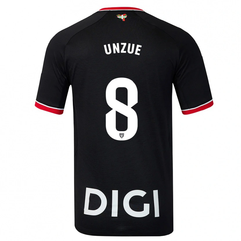 Danxen Damen Marta Unzué #8 Schwarz Weiß Rot Auswärtstrikot Trikot 2026/27 T-Shirt Schweiz