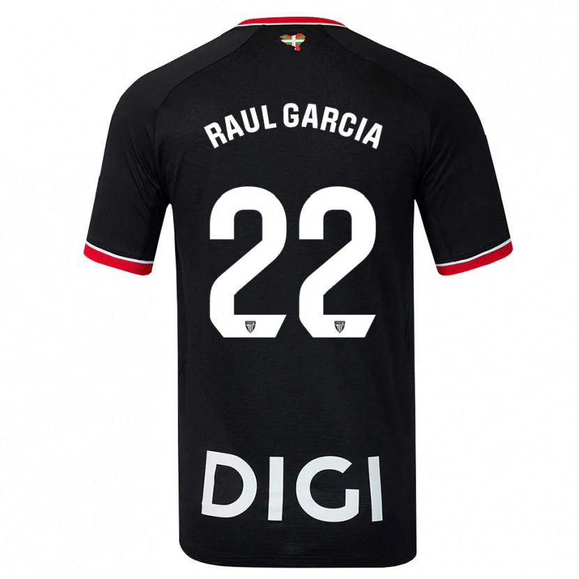 Danxen Damen Raul Garcia #22 Schwarz Weiß Rot Auswärtstrikot Trikot 2026/27 T-Shirt Schweiz