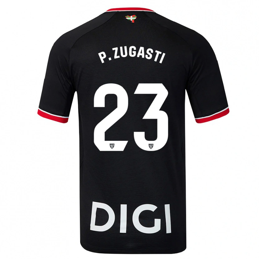 Danxen Damen Patricia Zugasti Osés #23 Schwarz Weiß Rot Auswärtstrikot Trikot 2026/27 T-Shirt Schweiz