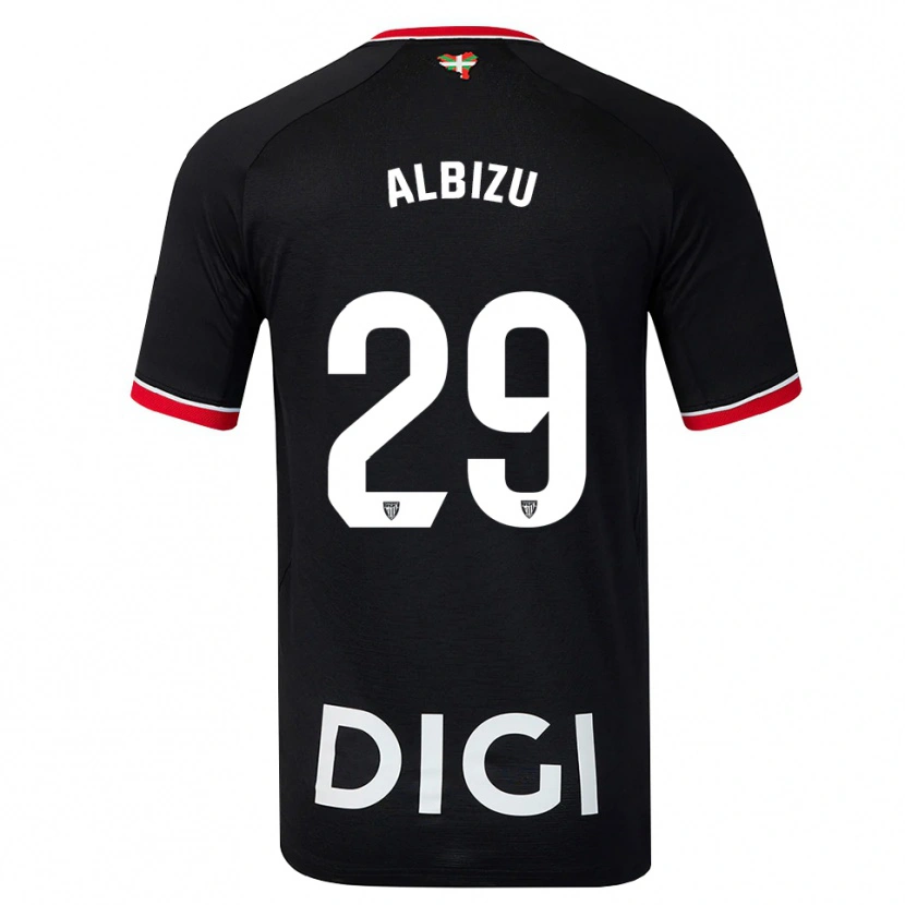 Danxen Damen Alain Albizu #29 Schwarz Weiß Rot Auswärtstrikot Trikot 2026/27 T-Shirt Schweiz