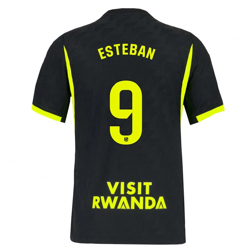 Danxen Damen Sergio Esteban #9 Hellgrün Schwarz Auswärtstrikot Trikot 2026/27 T-Shirt Schweiz