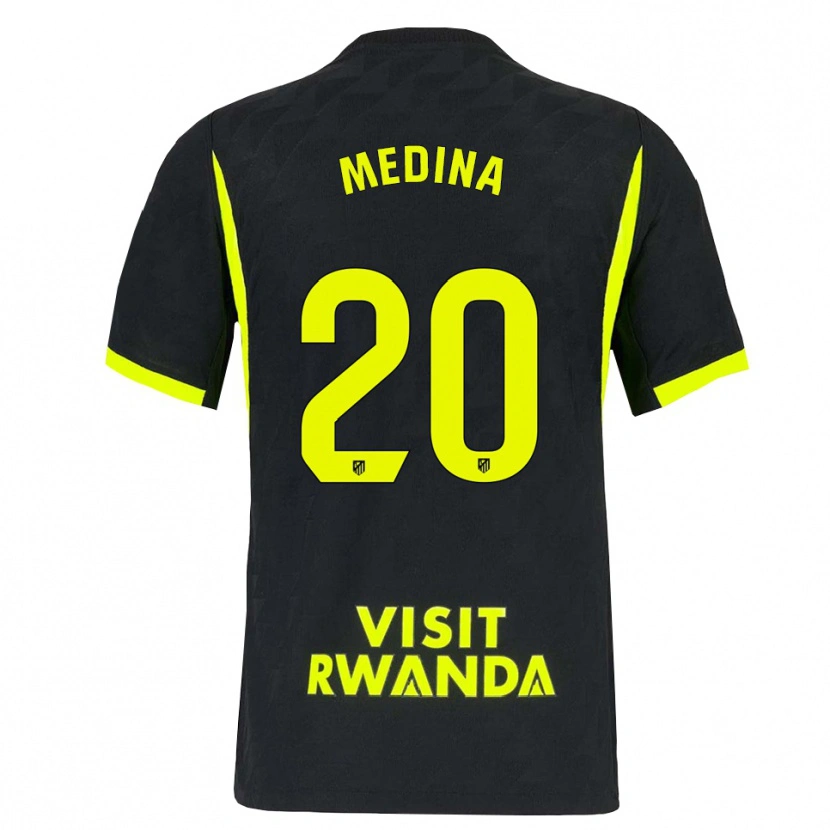 Danxen Damen Andrea Medina #20 Hellgrün Schwarz Auswärtstrikot Trikot 2026/27 T-Shirt Schweiz
