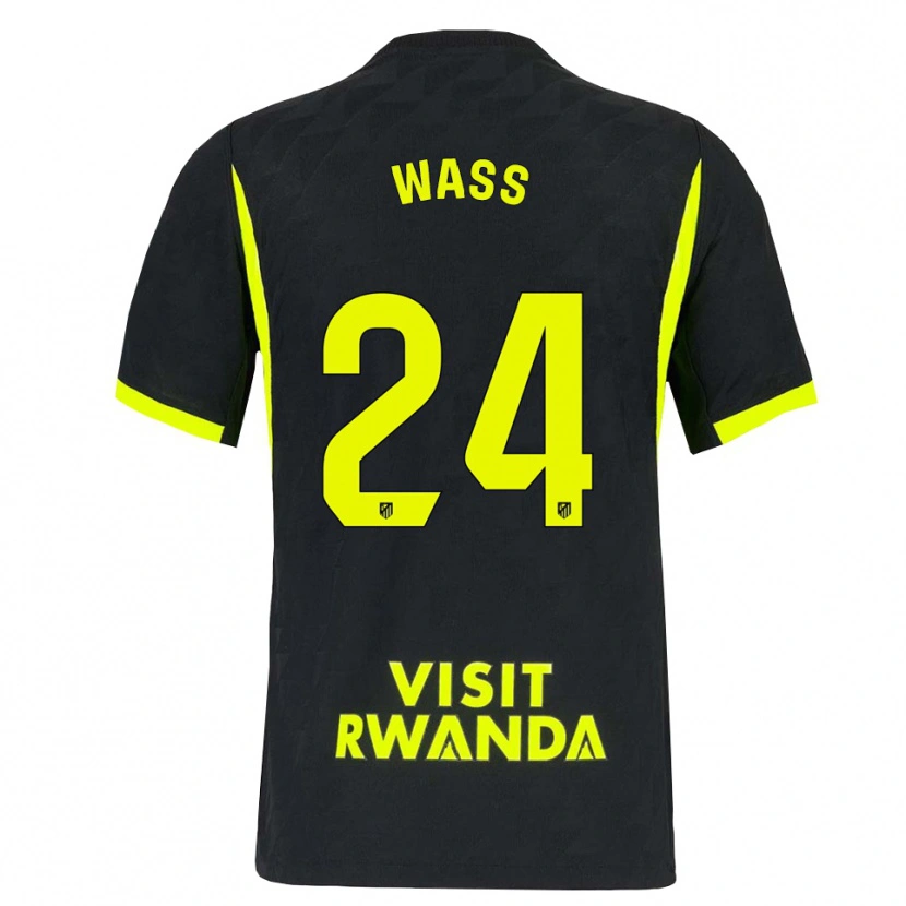 Danxen Damen Daniel Wass #24 Hellgrün Schwarz Auswärtstrikot Trikot 2026/27 T-Shirt Schweiz