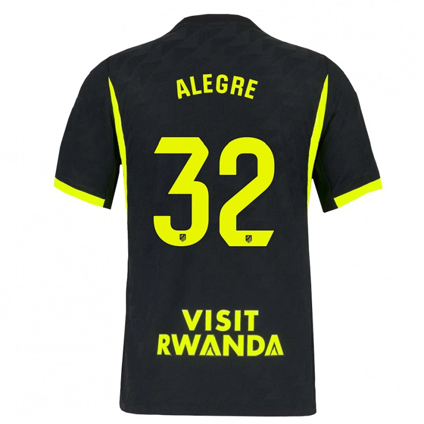Danxen Damen Juan Alegre #32 Hellgrün Schwarz Auswärtstrikot Trikot 2026/27 T-Shirt Schweiz