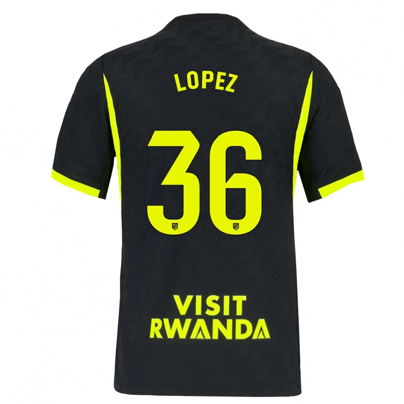 Danxen Damen David Lopez #36 Hellgrün Schwarz Auswärtstrikot Trikot 2026/27 T-Shirt Schweiz