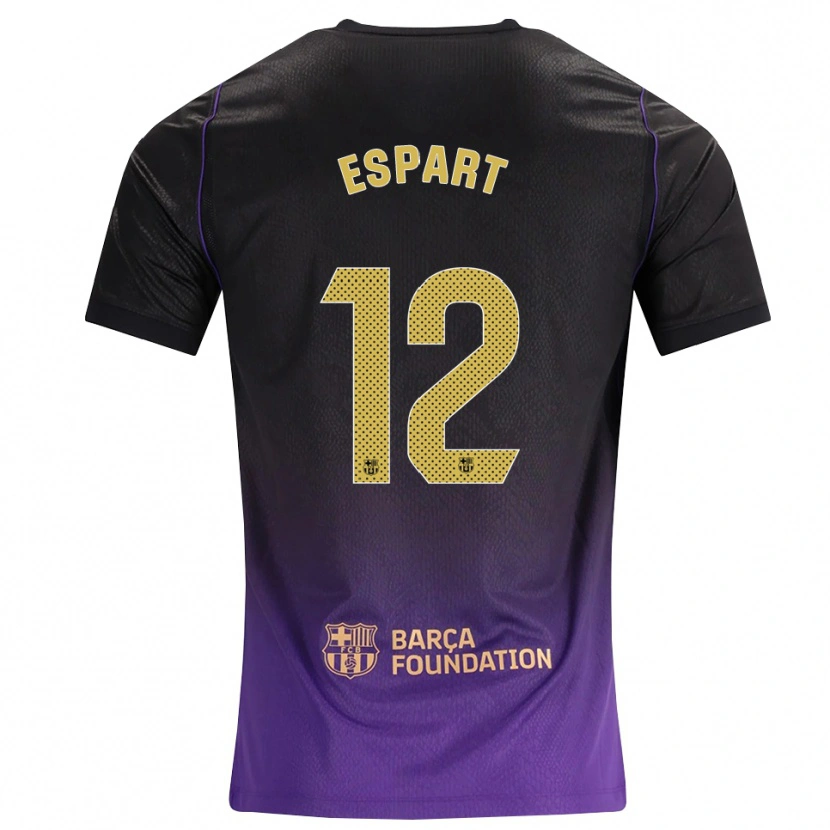 Danxen Damen Xavi Espart #12 Lila Gelb Schwarz Auswärtstrikot Trikot 2026/27 T-Shirt Schweiz
