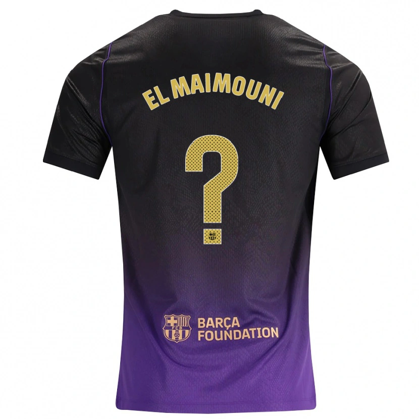 Danxen Damen Mahdi El Maimouni #0 Lila Gelb Schwarz Auswärtstrikot Trikot 2026/27 T-Shirt Schweiz