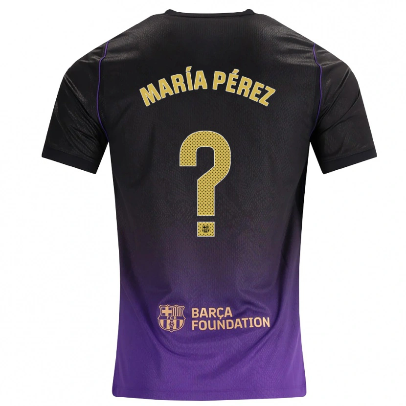 Danxen Damen María Pérez #0 Lila Gelb Schwarz Auswärtstrikot Trikot 2026/27 T-Shirt Schweiz