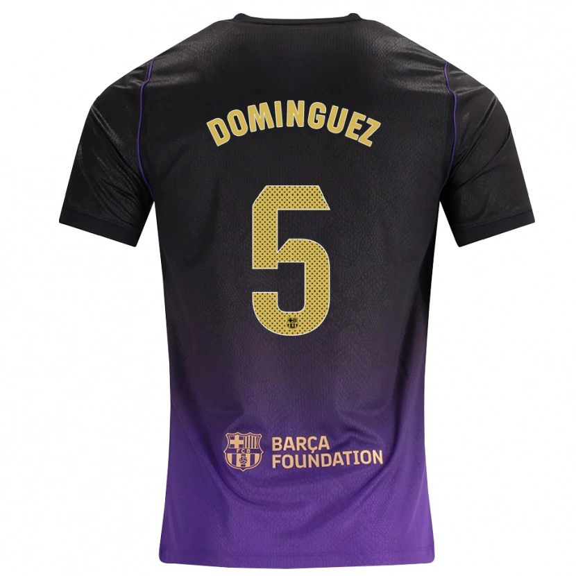 Danxen Damen Sergi Dominguez #5 Lila Gelb Schwarz Auswärtstrikot Trikot 2026/27 T-Shirt Schweiz