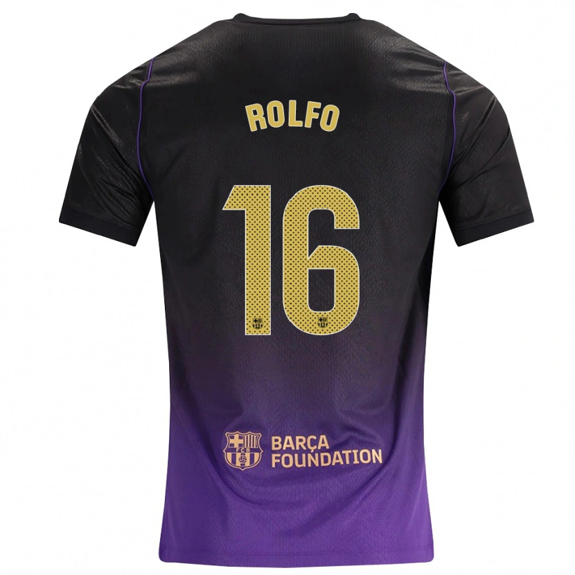 Danxen Damen Fridolina Rolfö #16 Lila Gelb Schwarz Auswärtstrikot Trikot 2026/27 T-Shirt Schweiz