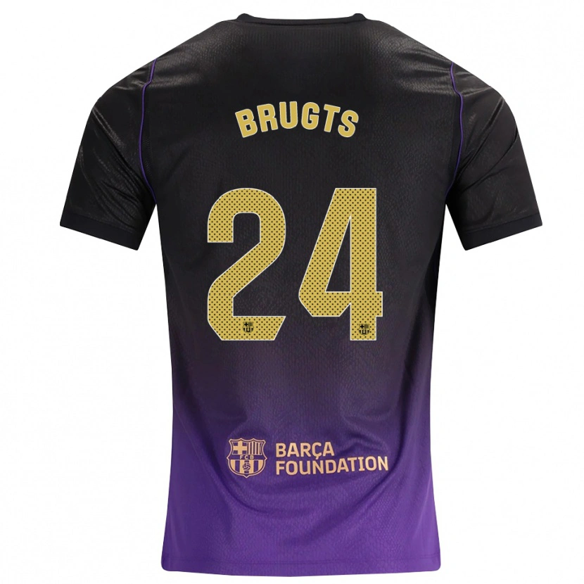 Danxen Damen Esmee Brugts #24 Lila Gelb Schwarz Auswärtstrikot Trikot 2026/27 T-Shirt Schweiz