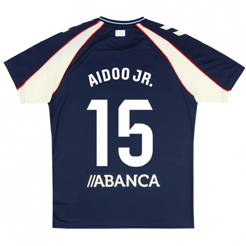 Danxen Damen Joseph Aidoo #15 Königsblau Rot Weiß Auswärtstrikot Trikot 2026/27 T-Shirt Schweiz