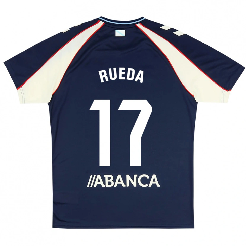 Danxen Damen Javi Rueda #17 Königsblau Rot Weiß Auswärtstrikot Trikot 2026/27 T-Shirt Schweiz