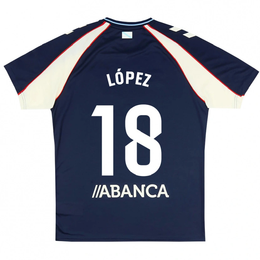 Danxen Damen Diego López #18 Königsblau Rot Weiß Auswärtstrikot Trikot 2026/27 T-Shirt Schweiz