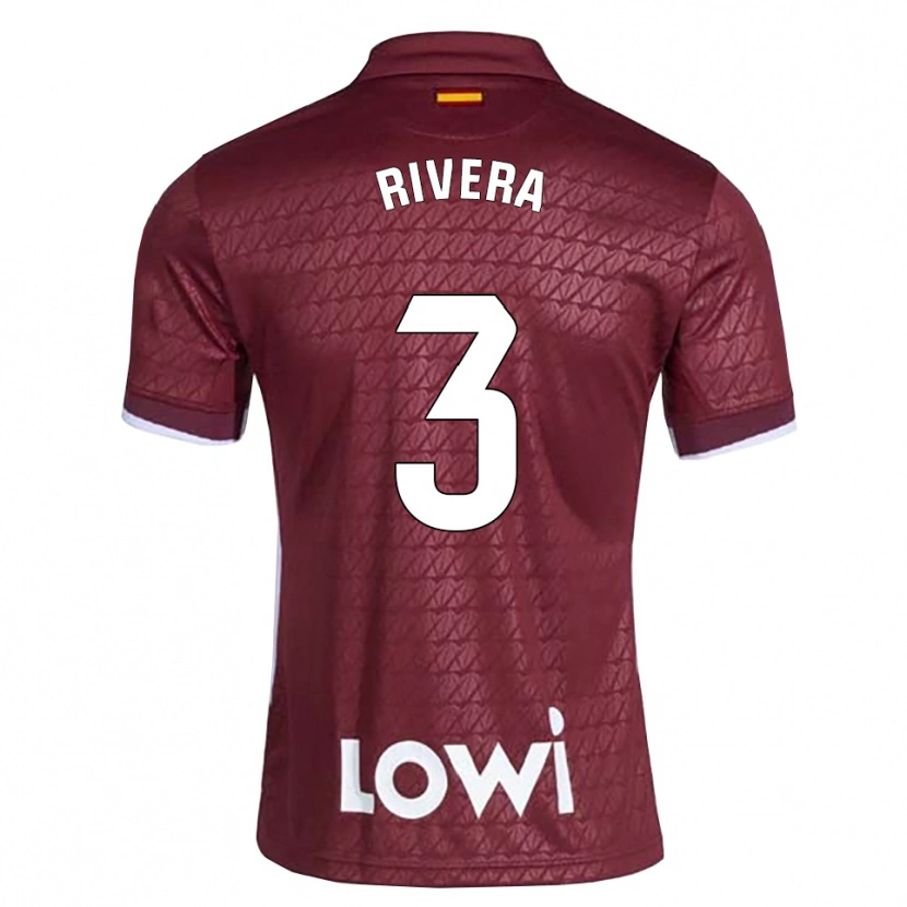Danxen Damen Gorka Rivera #3 Dunkelrot Weiß Auswärtstrikot Trikot 2026/27 T-Shirt Schweiz
