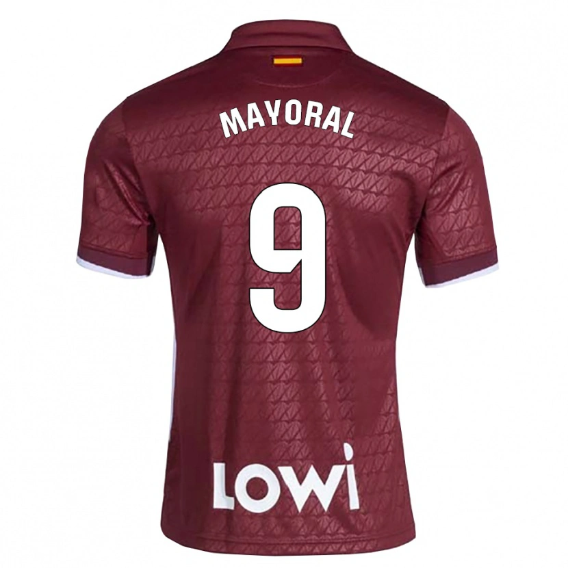 Danxen Damen Borja Mayoral #9 Dunkelrot Weiß Auswärtstrikot Trikot 2026/27 T-Shirt Schweiz