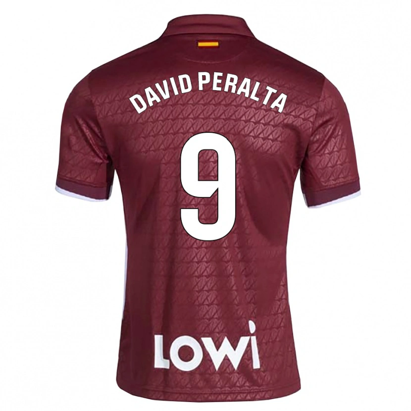 Danxen Damen Juan David Peralta #9 Dunkelrot Weiß Auswärtstrikot Trikot 2026/27 T-Shirt Schweiz