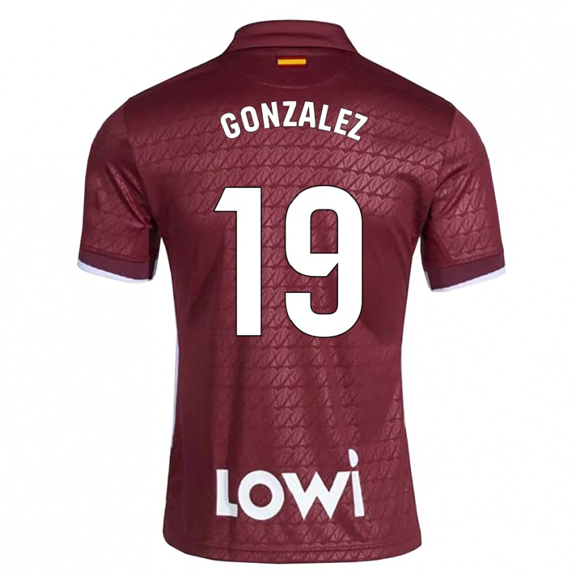 Danxen Damen Peter Gonzalez #19 Dunkelrot Weiß Auswärtstrikot Trikot 2026/27 T-Shirt Schweiz