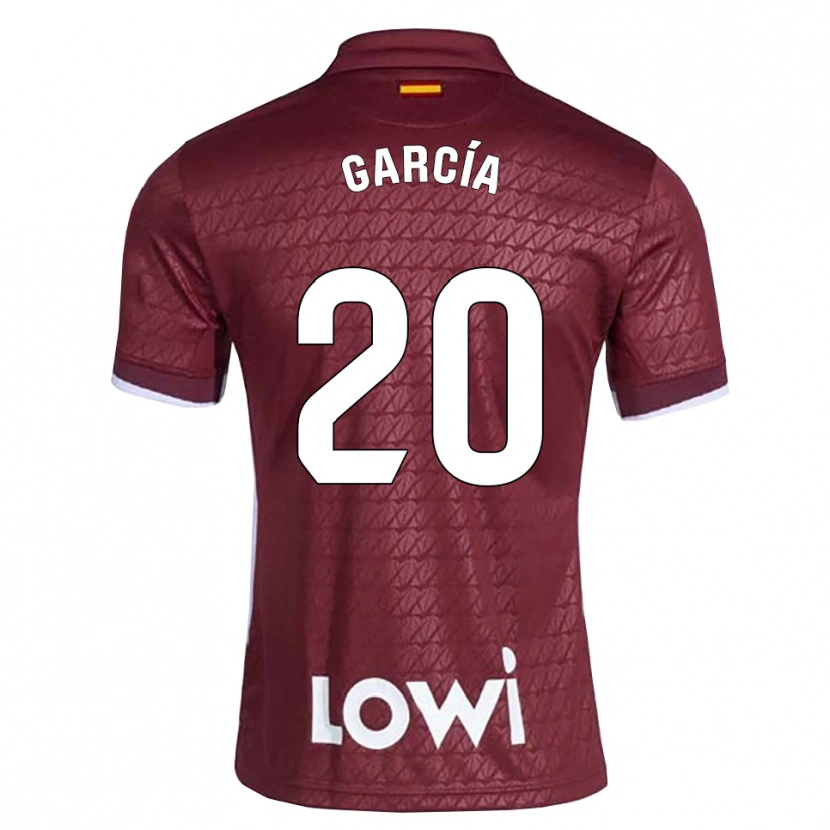 Danxen Damen Álex García #20 Dunkelrot Weiß Auswärtstrikot Trikot 2026/27 T-Shirt Schweiz