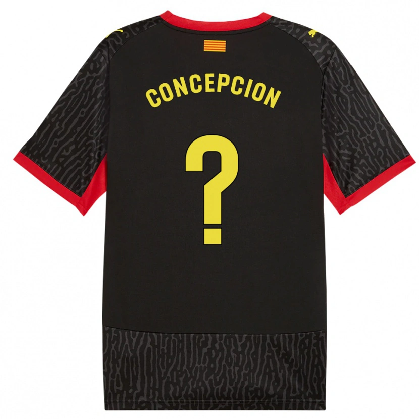Danxen Damen Elian Concepción #0 Schwarz Gelb Rot Auswärtstrikot Trikot 2026/27 T-Shirt Schweiz