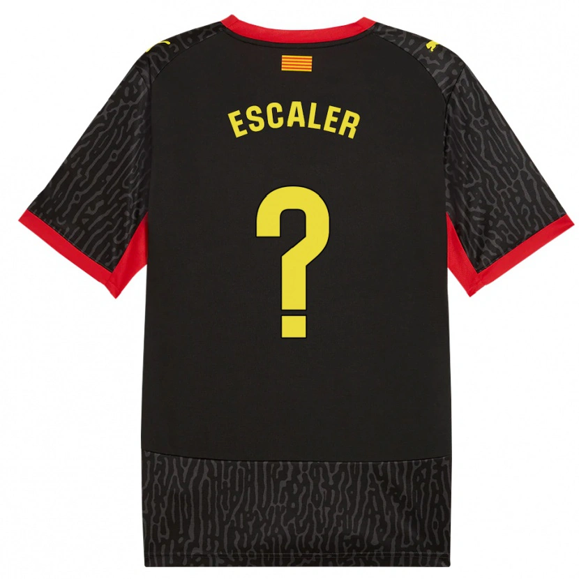 Danxen Damen Joel Escaler #0 Schwarz Gelb Rot Auswärtstrikot Trikot 2026/27 T-Shirt Schweiz