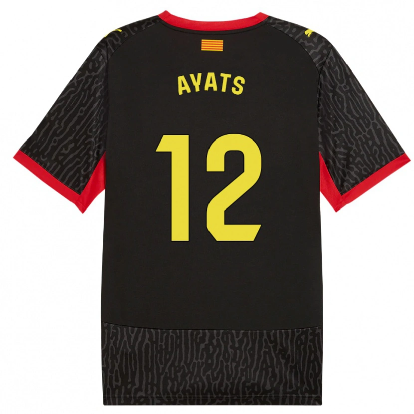 Danxen Damen Mònica Ayats #12 Schwarz Gelb Rot Auswärtstrikot Trikot 2026/27 T-Shirt Schweiz
