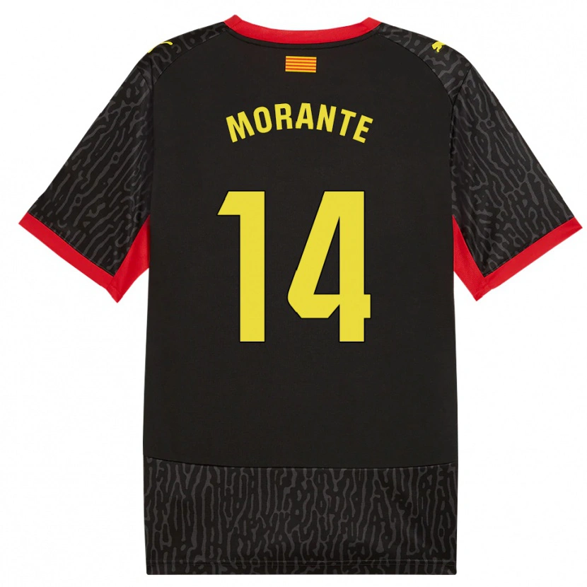 Danxen Damen Iván Morante #14 Schwarz Gelb Rot Auswärtstrikot Trikot 2026/27 T-Shirt Schweiz