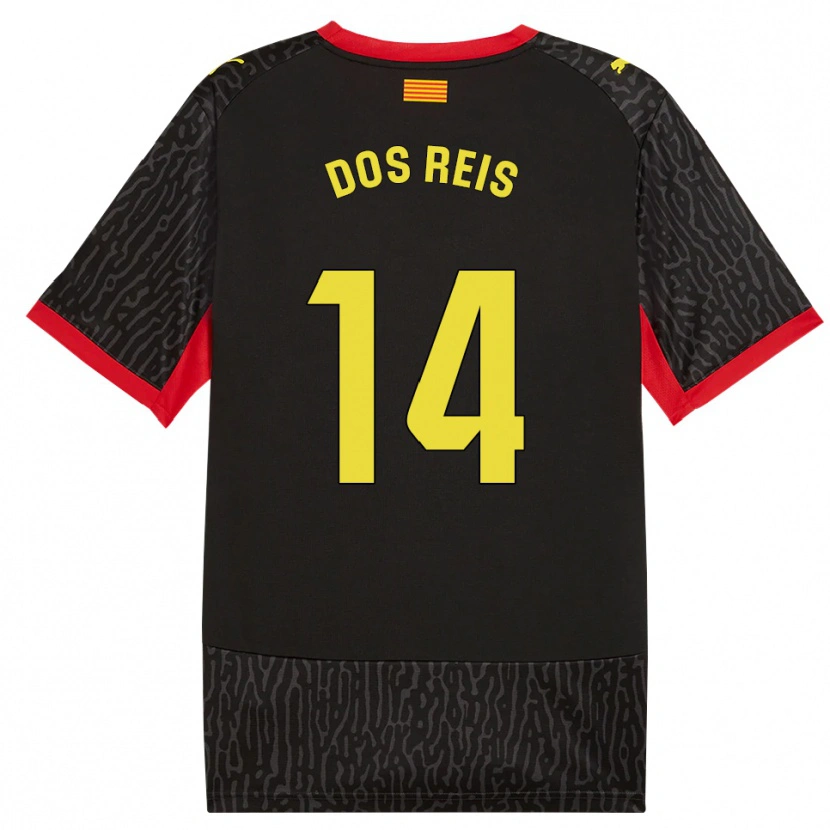 Danxen Damen Leo Dos Reis #14 Schwarz Gelb Rot Auswärtstrikot Trikot 2026/27 T-Shirt Schweiz