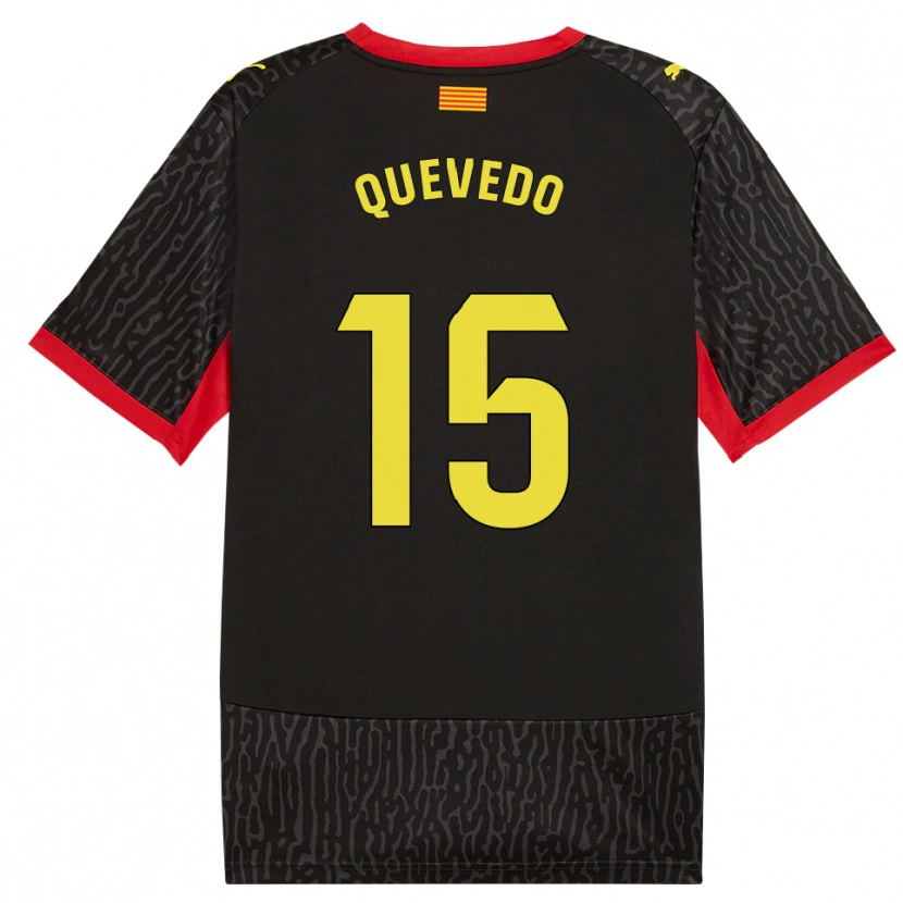 Danxen Damen Erik Quevedo #15 Schwarz Gelb Rot Auswärtstrikot Trikot 2026/27 T-Shirt Schweiz