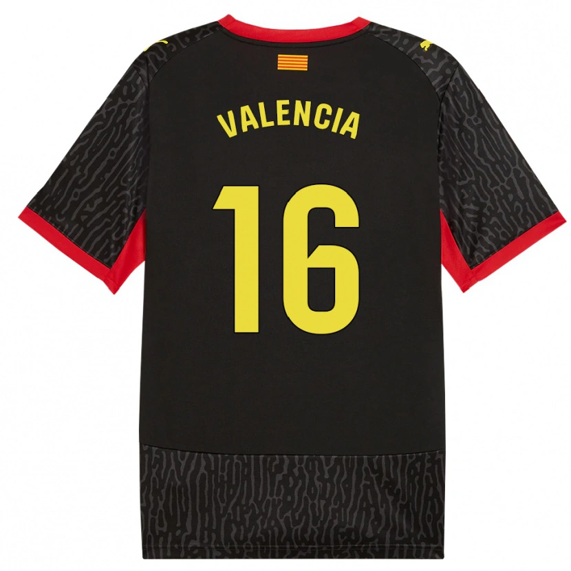 Danxen Damen Carla Valencia #16 Schwarz Gelb Rot Auswärtstrikot Trikot 2026/27 T-Shirt Schweiz