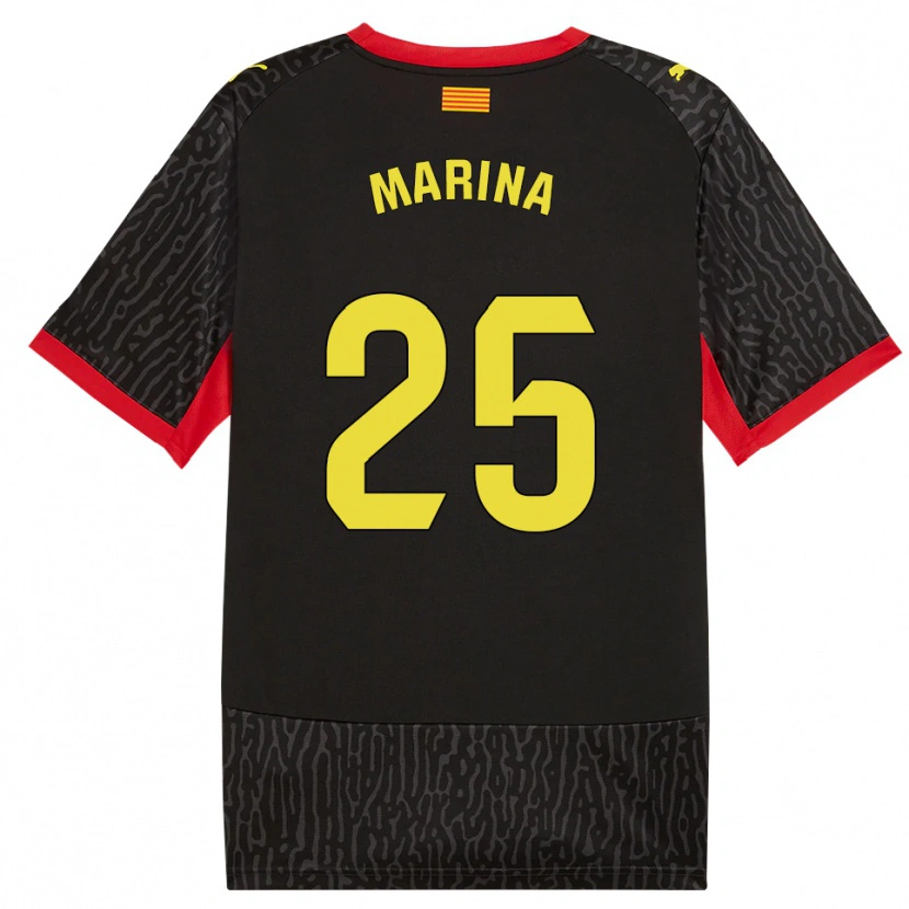 Danxen Damen Sergi Marina #25 Schwarz Gelb Rot Auswärtstrikot Trikot 2026/27 T-Shirt Schweiz