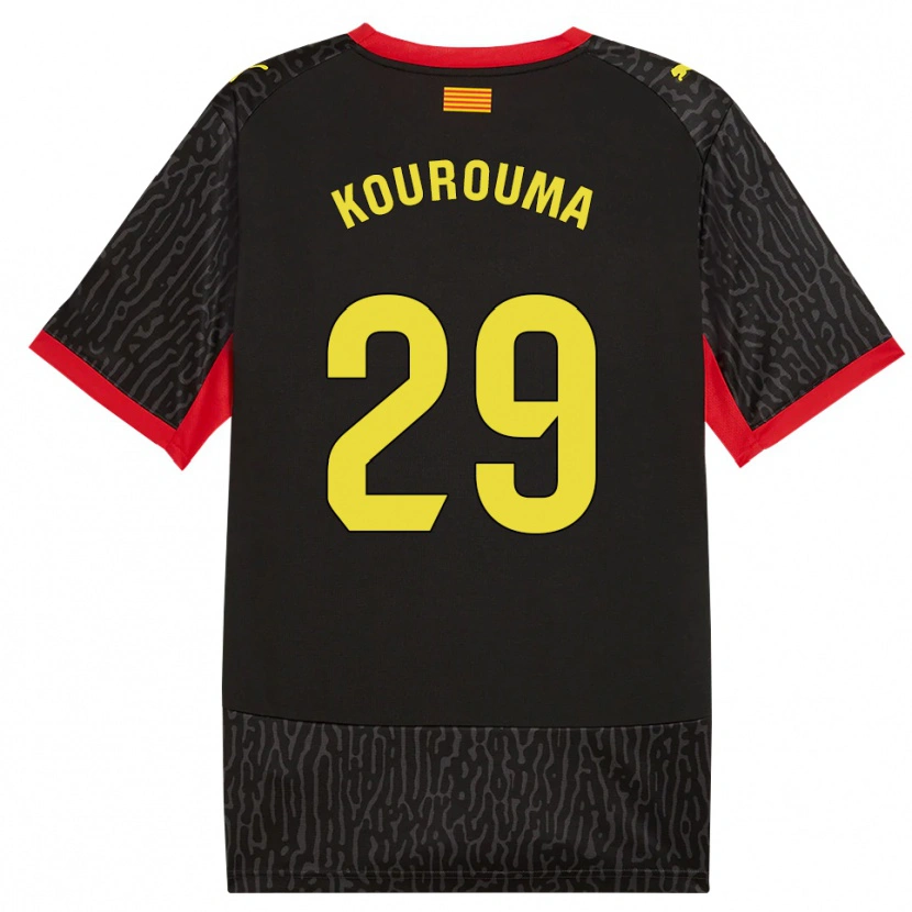 Danxen Damen Lass Kourouma #29 Schwarz Gelb Rot Auswärtstrikot Trikot 2026/27 T-Shirt Schweiz