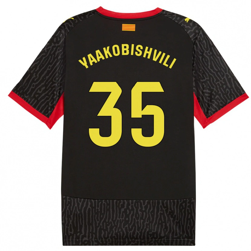 Danxen Damen Antal Yaakobishvili #35 Schwarz Gelb Rot Auswärtstrikot Trikot 2026/27 T-Shirt Schweiz
