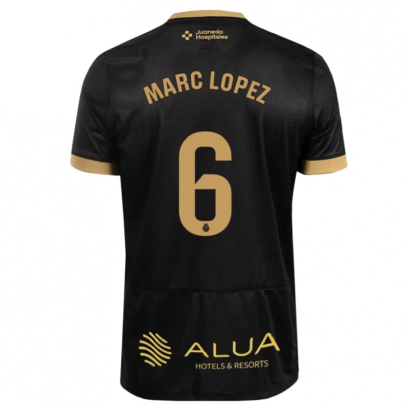 Danxen Damen Marc López #6 Schwarz Sandbraun Burly Wood Auswärtstrikot Trikot 2026/27 T-Shirt Schweiz
