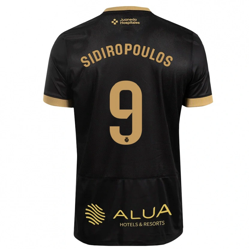 Danxen Damen Anastasios Sidiropoulos #9 Schwarz Sandbraun Burly Wood Auswärtstrikot Trikot 2026/27 T-Shirt Schweiz