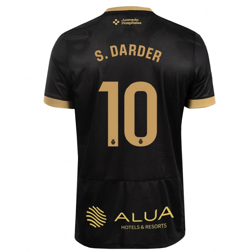 Danxen Damen Sergi Darder #10 Schwarz Sandbraun Burly Wood Auswärtstrikot Trikot 2026/27 T-Shirt Schweiz