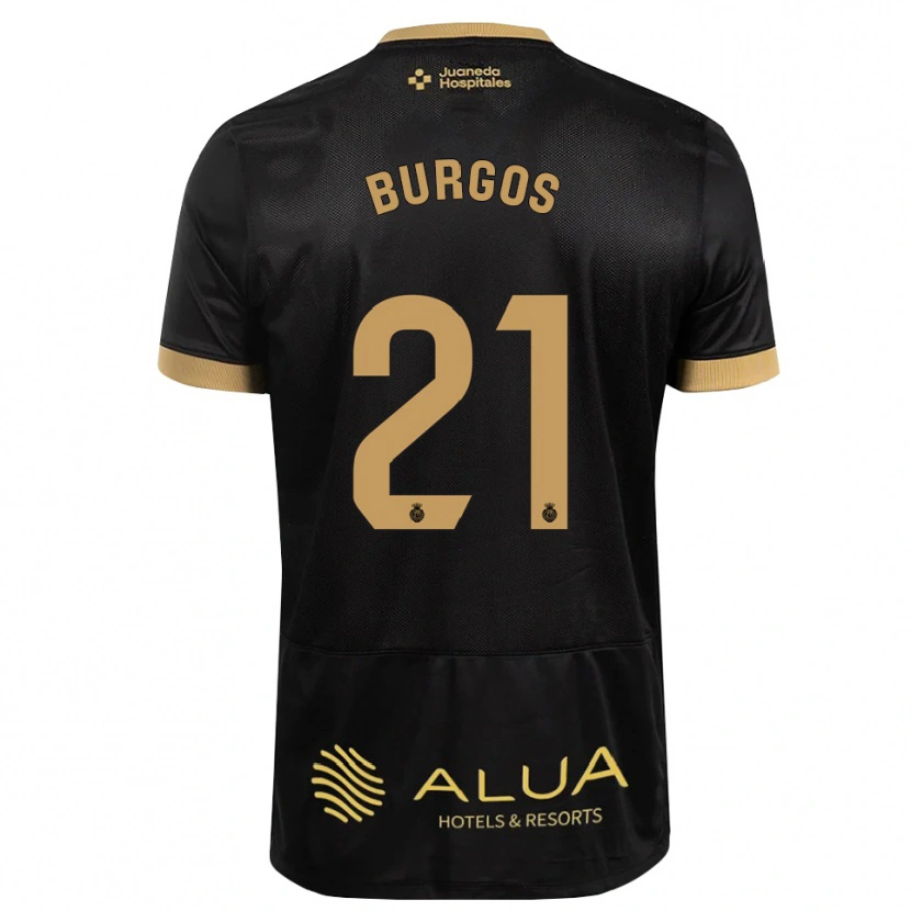 Danxen Damen Hugo Burgos #21 Schwarz Sandbraun Burly Wood Auswärtstrikot Trikot 2026/27 T-Shirt Schweiz