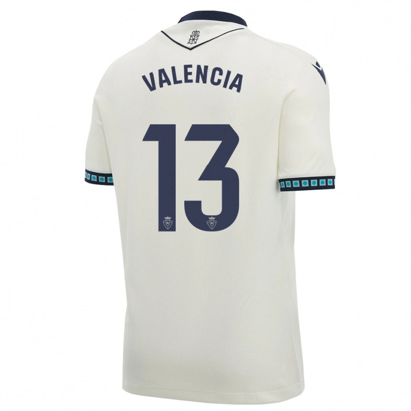 Danxen Damen Pablo Valencia #13 Weiß Schwarz Hellblau Auswärtstrikot Trikot 2026/27 T-Shirt Schweiz