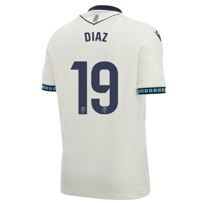 Danxen Damen Lucas Diaz #19 Weiß Schwarz Hellblau Auswärtstrikot Trikot 2026/27 T-Shirt Schweiz