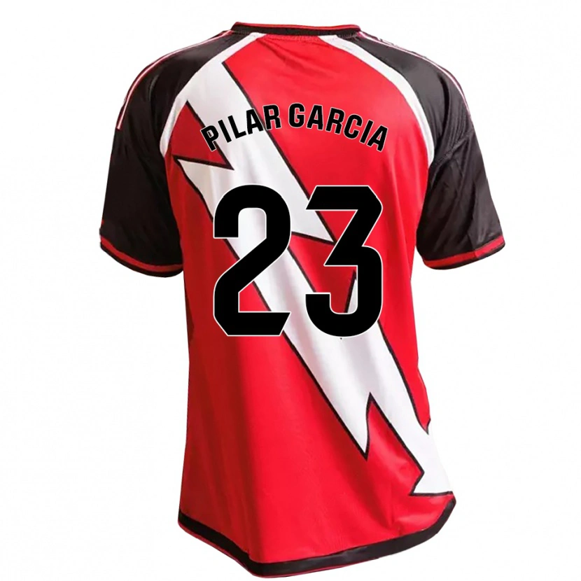 Danxen Damen María Pilar García Villalba #23 Rot Schwarz Weiß Auswärtstrikot Trikot 2026/27 T-Shirt Schweiz