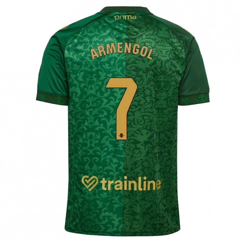 Danxen Damen Carla Armengol Joaniquet #7 Waldgrün Dunkelgoldrute Auswärtstrikot Trikot 2026/27 T-Shirt Schweiz