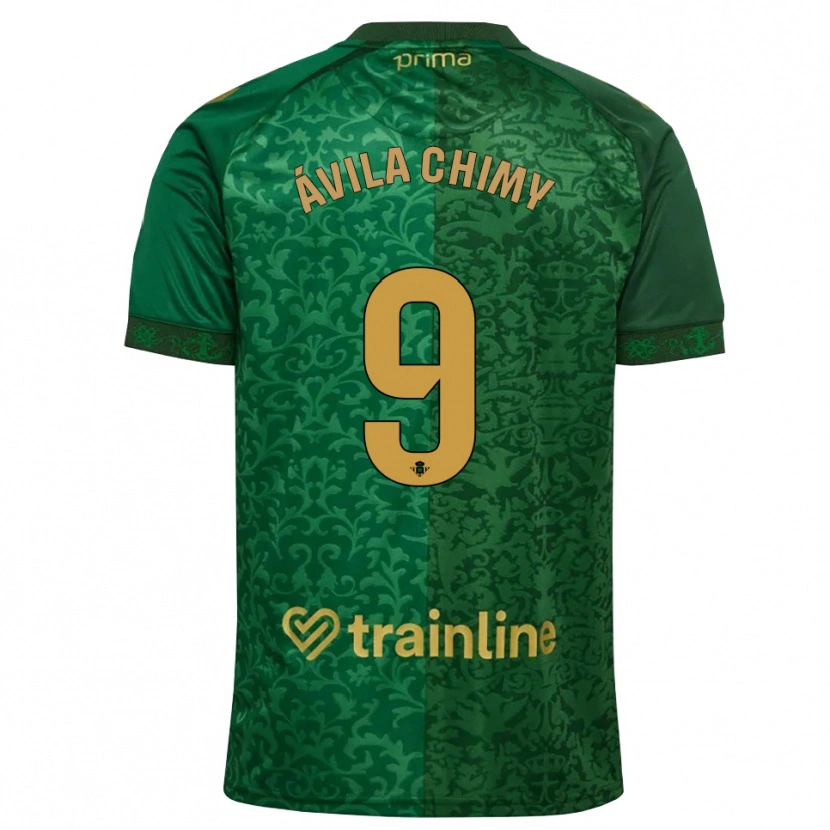 Danxen Damen Chimy Ávila #9 Waldgrün Dunkelgoldrute Auswärtstrikot Trikot 2026/27 T-Shirt Schweiz