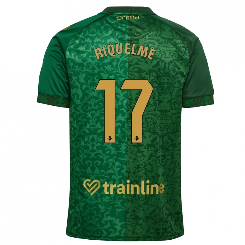 Danxen Damen Rodrigo Riquelme #17 Waldgrün Dunkelgoldrute Auswärtstrikot Trikot 2026/27 T-Shirt Schweiz
