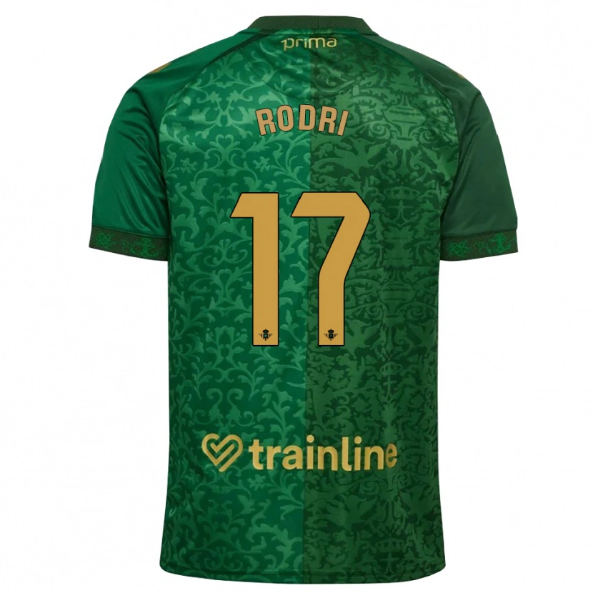 Danxen Damen Rodri Sanchez #17 Waldgrün Dunkelgoldrute Auswärtstrikot Trikot 2026/27 T-Shirt Schweiz