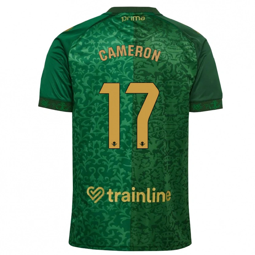 Danxen Damen Tiffany Cameron #17 Waldgrün Dunkelgoldrute Auswärtstrikot Trikot 2026/27 T-Shirt Schweiz