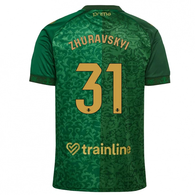 Danxen Damen Yan Zhuravskyi #31 Waldgrün Dunkelgoldrute Auswärtstrikot Trikot 2026/27 T-Shirt Schweiz