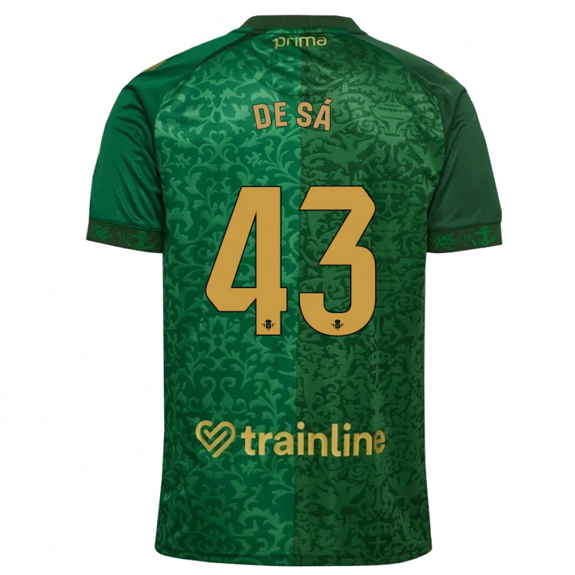 Danxen Damen Rubén De Sá #43 Waldgrün Dunkelgoldrute Auswärtstrikot Trikot 2026/27 T-Shirt Schweiz