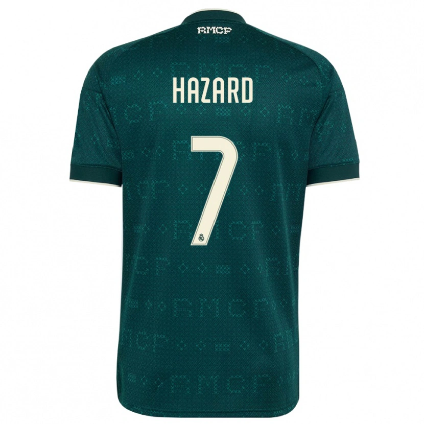 Danxen Damen Eden Hazard #7 Dunkelgrauweiß Auswärtstrikot Trikot 2026/27 T-Shirt Schweiz