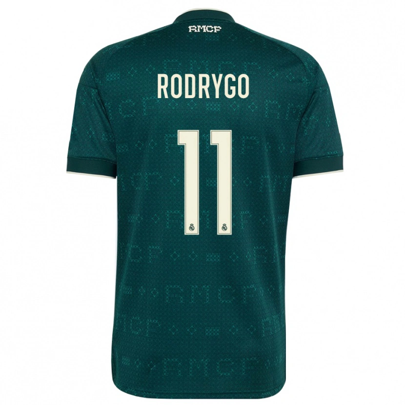Danxen Damen Rodrygo Silva De Goes #11 Dunkelgrauweiß Auswärtstrikot Trikot 2026/27 T-Shirt Schweiz